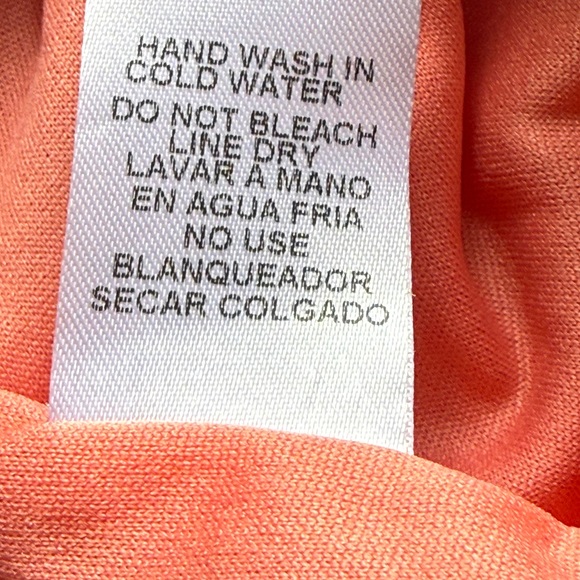 🍑 NWOT Entro Peach/Coral Lace Maxi Dress w/ lined Shorts - Picture 11 of 15